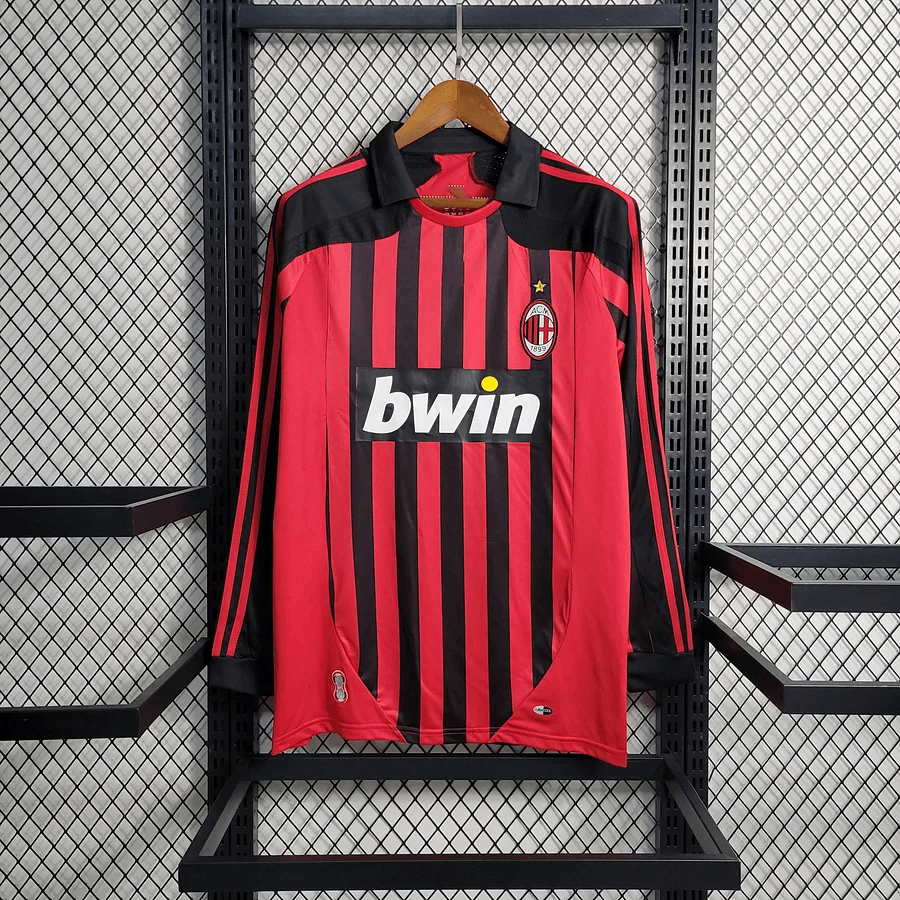 Maillot Retro AC Milan Manches Longues 2007/2008