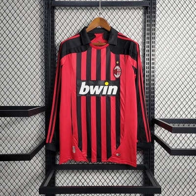Maillot Retro AC Milan Manches Longues 2007/2008