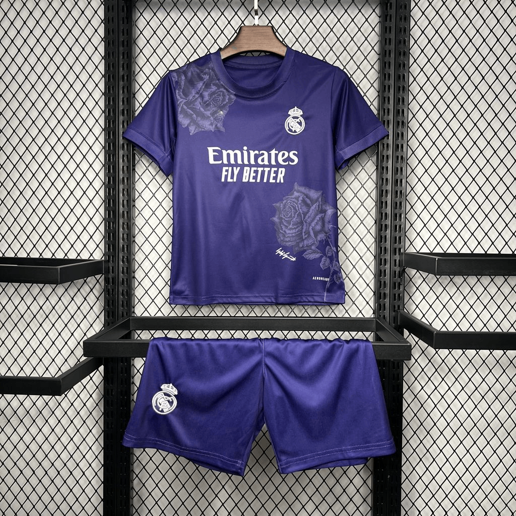 Kit Enfant Real Madrid Y-3 Violet 24/25