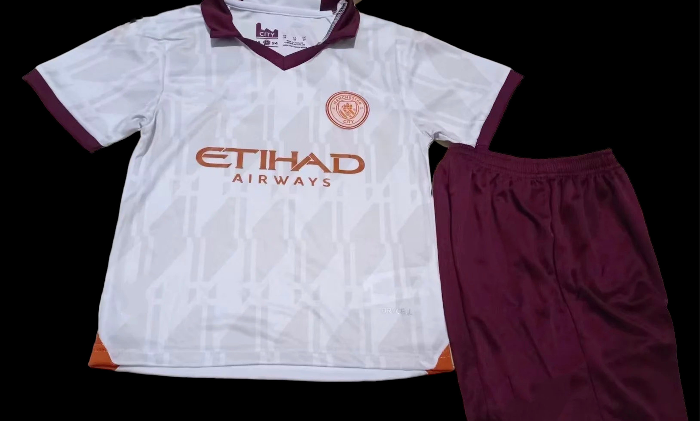 Kit Enfant Manchester City Extérieur 2023/2024