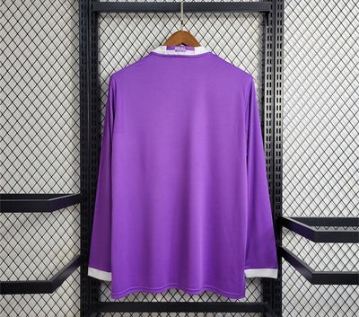 Maillot Real Madrid Manches Longues Retro 2016/2017 Violet